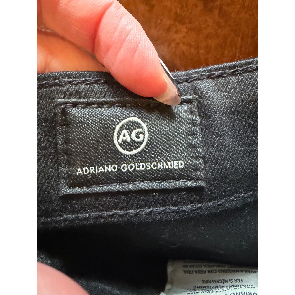 AG Adriano Goldschmied Jeans Women 26‎ Black Alexxis High Rise Vintage Slim - Picture 9 of 11